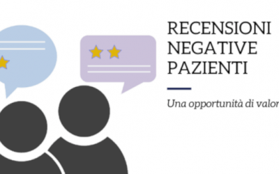 Recensioni negative pazienti: un’opportunità di valore