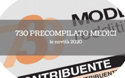 730 precompilato medici: le novità 2020