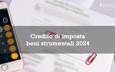Credito di imposta beni strumentali 2024